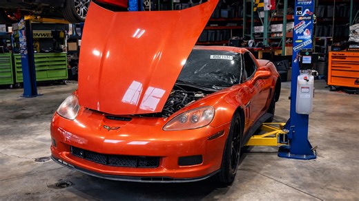 This auction Corvette hid a $30,000 engine