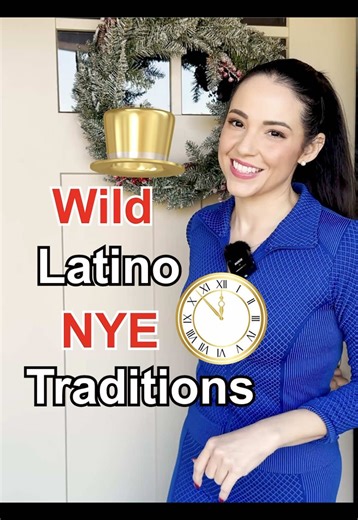 Latino NYE Traditions 🥂 Personally I’ve always done the grapes and the bucket. At one point I think we did the mopping one (not in the video) but I gave that up 🙈 #traditions #nye #latino #learnontiktok #educatoraward