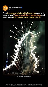 AI’s Godzilla Fireworks Take Over Tokyo 2026!