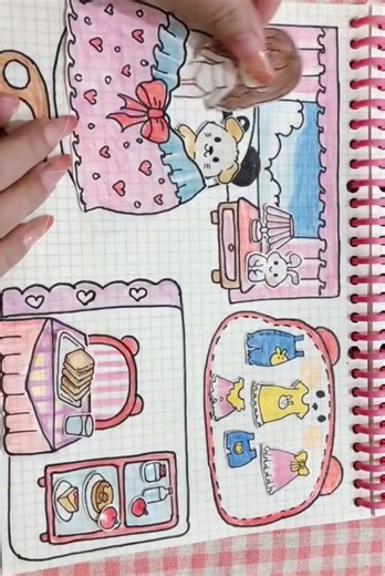 Hướng Dẫn Vẽ Nhà Búp Bê Giấy Đẹp