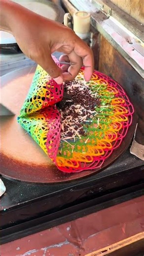 Colorful spider web cake with full toppings for only 10 thousand