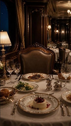 The Last Luxury Dinner on the Titanic (Before the collusion)