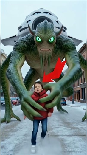 A Dog Saves a Baby from a Giant Alien. #shorts #animalrescue #rescuestory