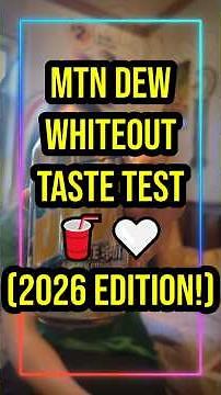 Mountain Dew Whiteout Taste Test! (2026 Edition)🥤🔥