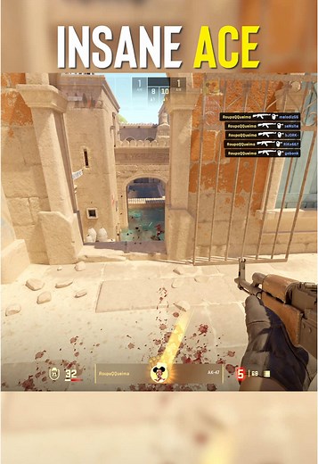 Incredible 1vs5 Ace in CS2 Gameplay