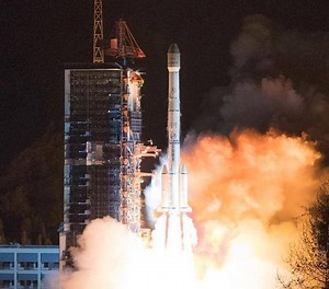 3.4K views · 74 reactions | With a Long March-3B carrier rocket putting the new ChinaSat 6C communications satellite into orbit from southwest China's Xichang Satellite Launch Center on Sunday, the Long March carrier rocket series has now completed 300 launches. #FLASH #AmazingChina | CCTV | Facebook