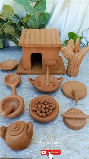 How to make polymer miniature clay kitchen set ||handmade miniature kitchen set making||#kitchenset