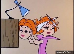 Jane Jetson -- Morning Mask on Make a GIF