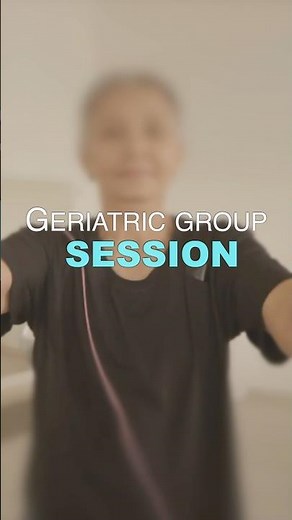 Geriatric group sessions at the Jehangir Wellness Centre!