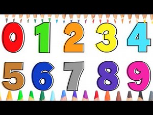 Learn Numbers 1 to 10 with Easy Drawing | Kids Learning Drawing Step By Step 🪅