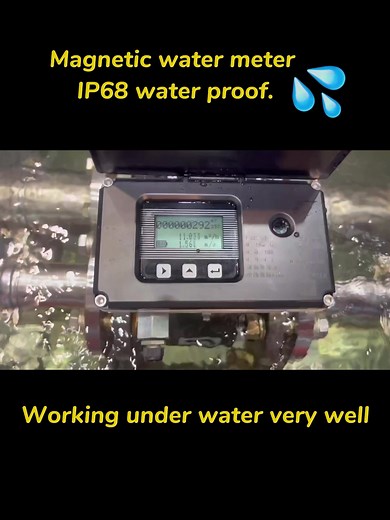 Magnetic water meter with IP68 #magneticwatermeter #watermeter #waterproofwatermeter