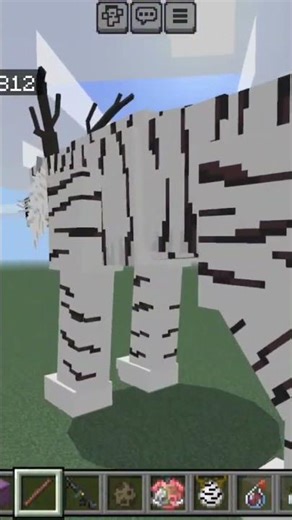 pelea de mobs minecraft:foetodon vs holy tiger