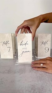 Daylight Marble Table Numbers | Wedding Signs | Event Signs | Marble Decor | Natural Beige Botticino Marble | Luxe   Linen - Etsy
