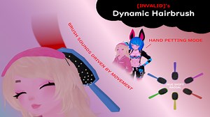 Dynamic Hairbrush for VRChat avatars