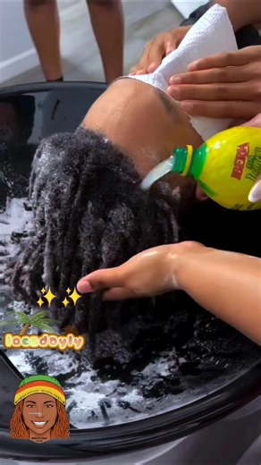 locs deep cleaning 👌🏽