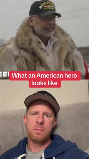 Nam vet. Fur coat. Mad as hell. Hero.