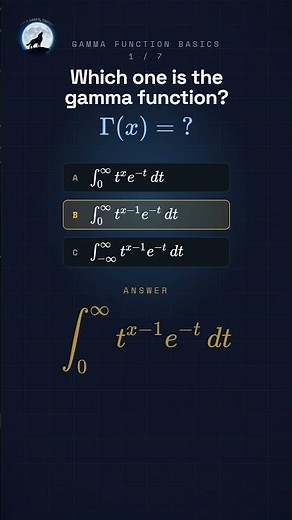 Gamma Function Basics (Part 1 of 7)