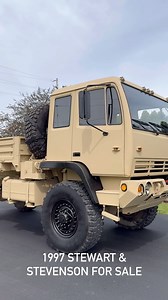 5.4K views · 100 reactions | 1997 Stewart & Stevenson M1078 4x4 Cargo Truck Available Now | Midwest Military Equipment | Facebook