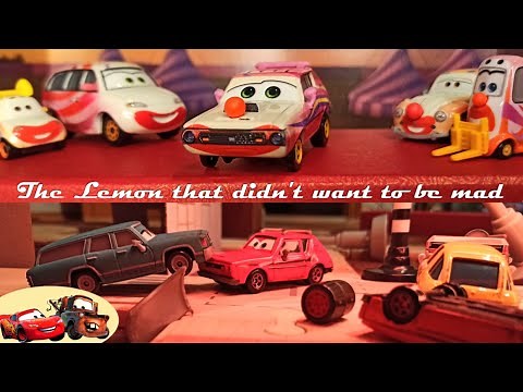 The Lemon that didn't want to be mad |Disney Cars on the Road Greebles & Cars 2 Tyler Gremlin Review
