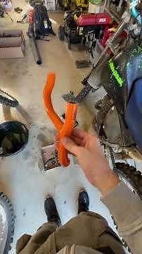 Installing New Radiator Hose on a 2011 KTM 350 SX-F Dirt Bike