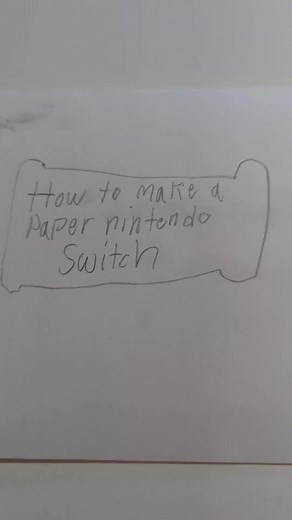 DIY Paper Nintendo Switch Tutorial