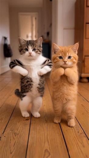 Robin Films | Creative Storytelling on Instagram: "When the beat drops and even the kittens start dancing 🕺🐱 I was NOT ready for this. #CatDance #FunnyReels #CatsOfInstagram #ViralCats #FYP"