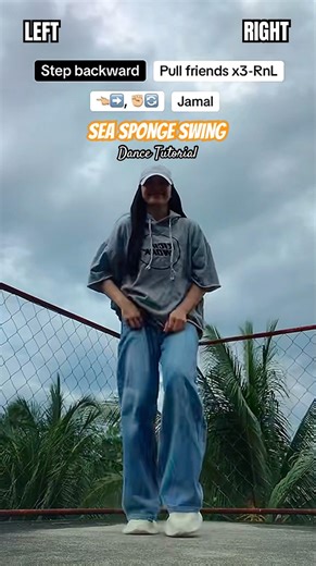 SEA SPONGE SWING Dance Tutorial-Tiktok Dance #shorts