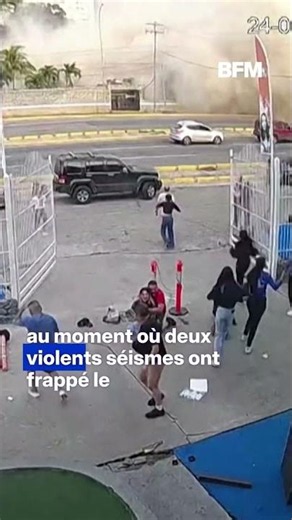 Venezuela: ces images montrent le moment où deux séismes ont frappé le pays