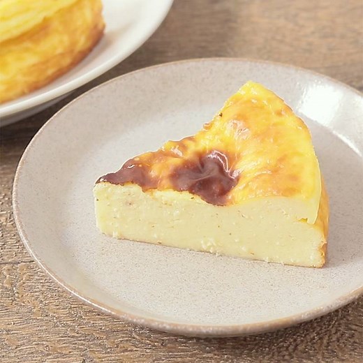材料3つ しっとりベイクドチーズケーキ 作り方・レシピ | クラシル