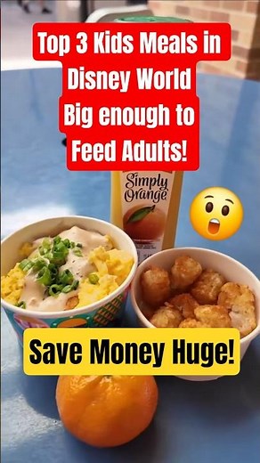 3 Disney Kids Meals That Are Big Enough for Adults! Save Money!