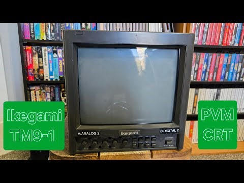 Ikegami TM9-1 PVM CRT Monitor Overview