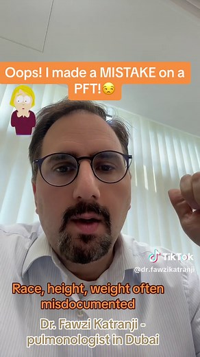 Remember : gender, age, race, height and weight should be accurate for a proper PFT. Mistakes happen, but you should know what to look for. #medicalstudent #medicine #breath #dyspnea #pulmonaryfunctiontest #spirometry #allergy #pulmonaryfibrosis #ild #interstitialpulmonaryfibrosis #pulmonary #medicaltiktok #medicine #dubai #uae #usa #uae #saudi #saudiarabia #qatar #kuwait #oman #mena #australia #africa #southafrica #kenya #europe #canada #medicalerror