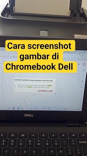 Cara screenshot atau menangkap gambar di Chromebook Dell