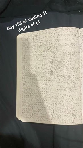 Day 153 and of adding 22 digits of pi