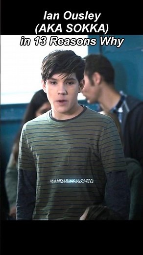 Ian Ousley (aka Sokka) in #13reasonswhy if you forget