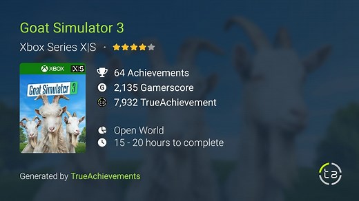 Goat Simulator 3 Achievements
