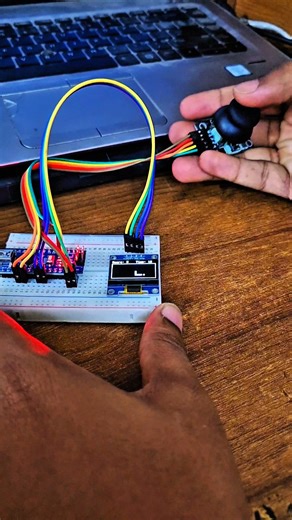 Snake Game using Arduino Nano, Joystick, OLED display #arduino #experiment #robot #robotics #diy