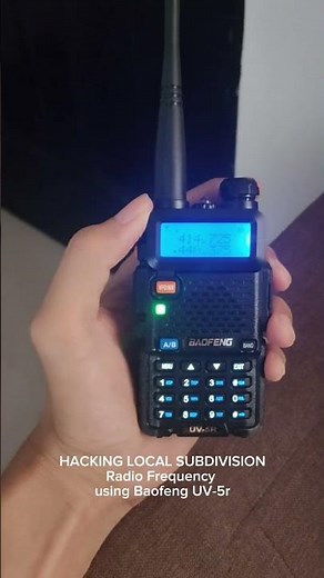 Hacking Local Radio Frequency using Baofeng UV-5r #hamradio #baofeng #hacking