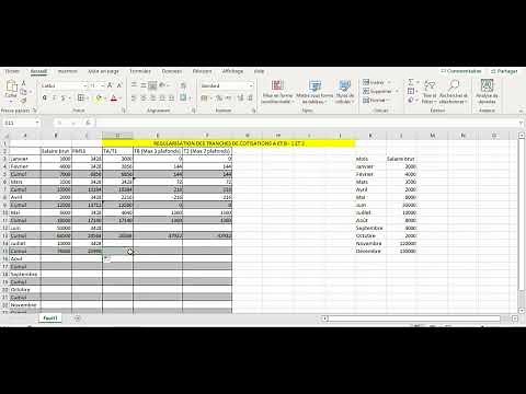 Méthode simple de régularisation des tranches de cotisations TA/TB et T1/T2