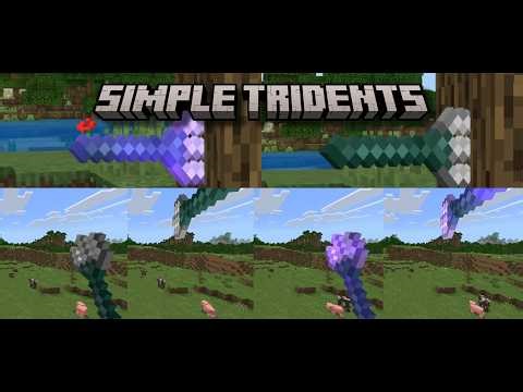 Simple Tridents - A Minecraft Bedrock texture pack