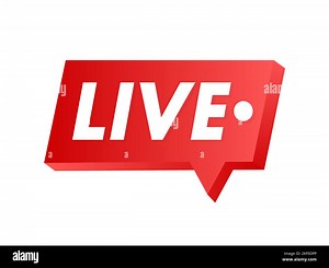 Live streaming logo. Business icon. Stream interface. Vector stock illustration Stock Vector Image & Art - Alamy