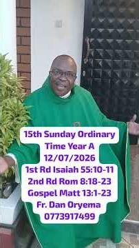 15th Sunday in Ordinary Time – Year A | Homily