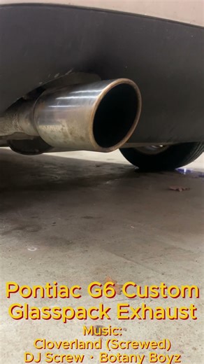 Pontiac G6 Glasspack #customexhaust #customexhausts #pontiac #g6 #muffler #cars #customcars #gm