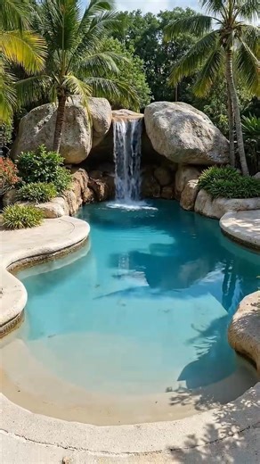 From Overgrown Lot to Rock Pool Paradise | Satisfying Timelapse