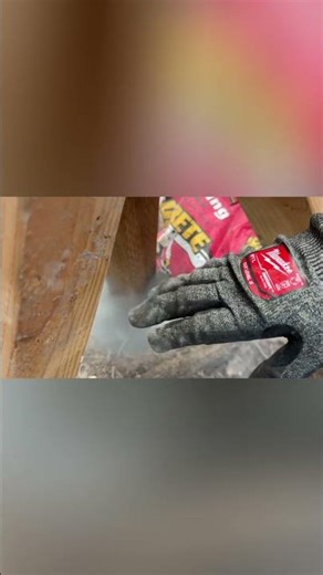 QUICKCRETE HACK: Pour Dry, Add Water, Done Fast! #shorts