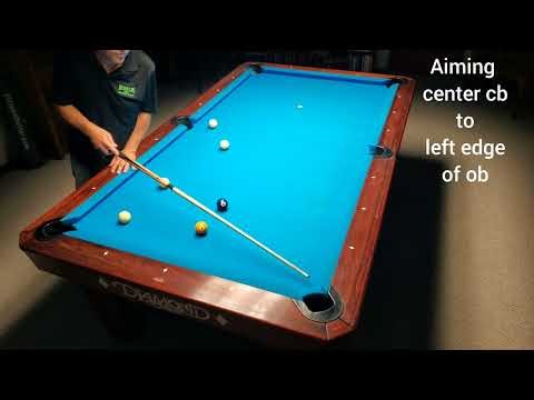 Poolology Aiming 1/2 Ball Shots