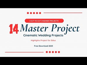 Top 14 Edius Master Cinematic Wedding Projects | Cut to Cut | Free Download 2025