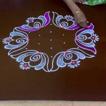🟢Easy Friday special rangoli designs🌷#Easyrangoli👆#DailyMuggulu 🌹 #festivalrangoli #fridaykolam❤️