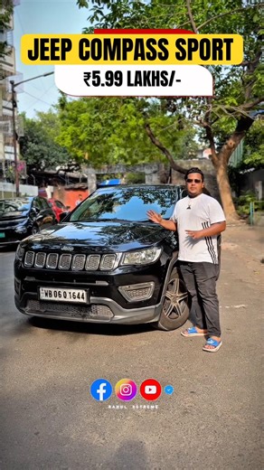Jeep Compass ₹5.99 Lakhs/- #rahulxstreme #youtubeshorts #jeep