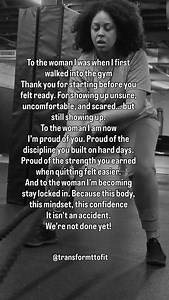 This is what a real fitness journey looks like. Starting before confidence shows up. Training through doubt. Building discipline when motivation fades. Every workout, every rep, and every choice compounds into strength not just in your body, but in your mindset. This is how women build confidence, lose fat sustainably, and become unrecognizable over time.Not overnight. Not accidentally. But through consistency, discipline, and refusing to quit 🧡 My weight loss journey taught me something import